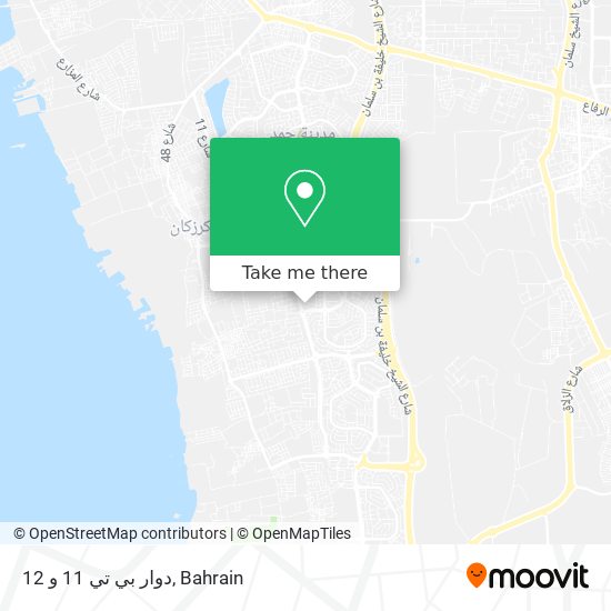 دوار بي تي 11 و 12 map