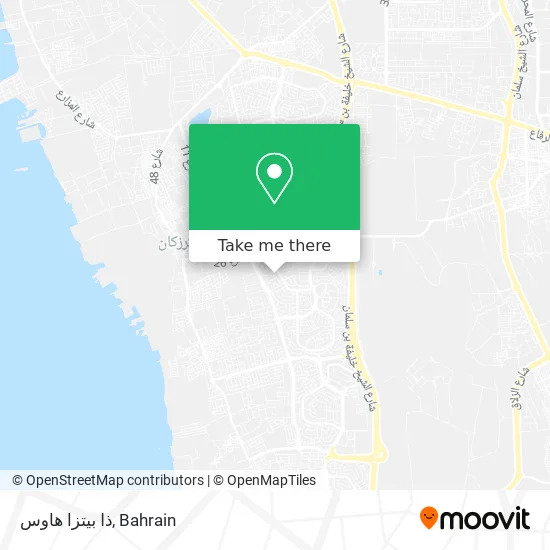 ذا بيتزا هاوس map