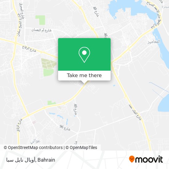 أوبال نايل سبا map