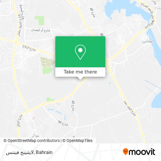 لايتنينج فيتنس map