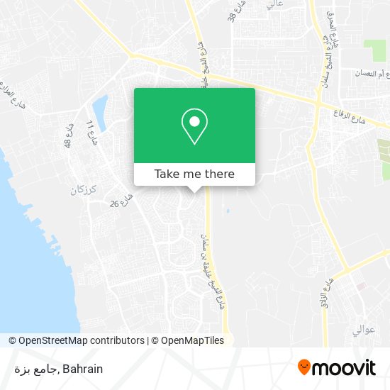 جامع بزة map