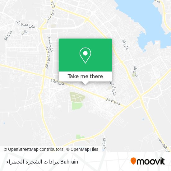 برادات الشجره الخضراء map