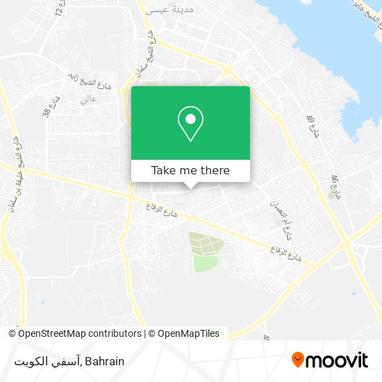 آسفي الكويت map