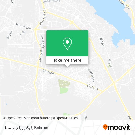 فيكتوريا نيلز سبا map