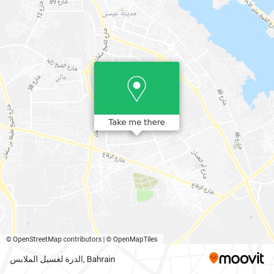 الدرة لغسيل الملابس map