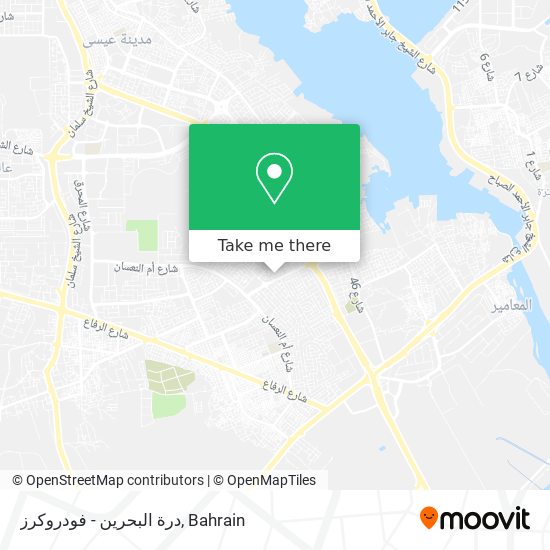 درة البحرين - فودروكرز map