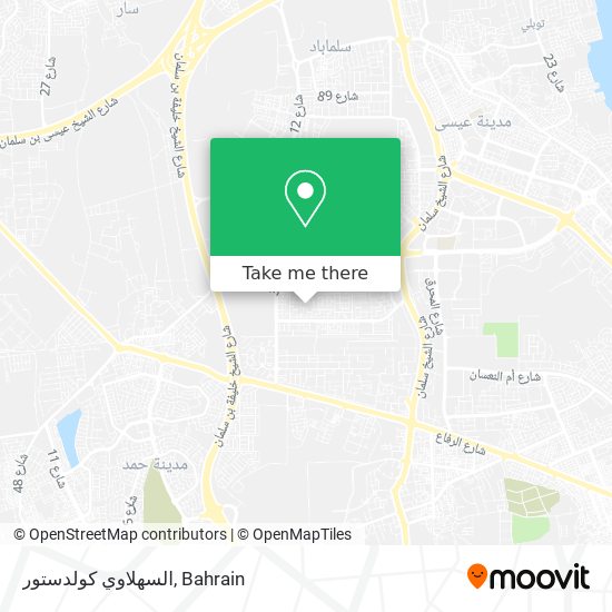 السهلاوي كولدستور map