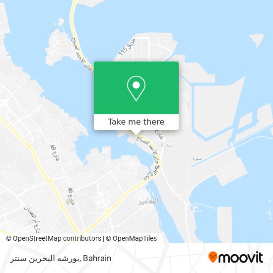 بورشه البحرين سنتر map