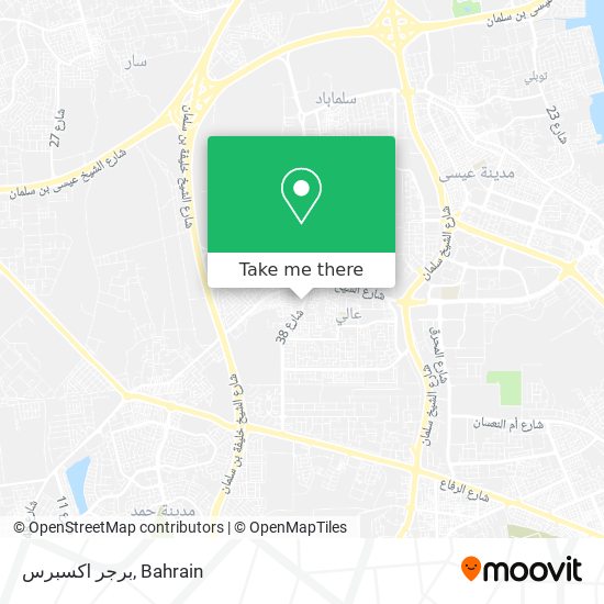برجر اكسبرس map
