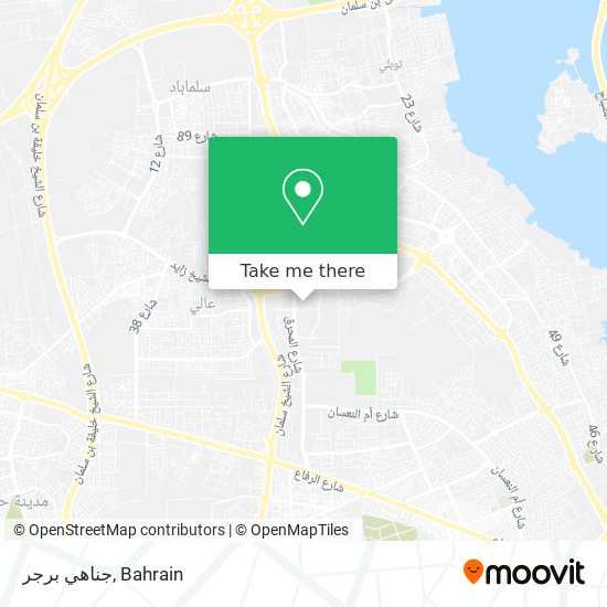 جناهي برجر map