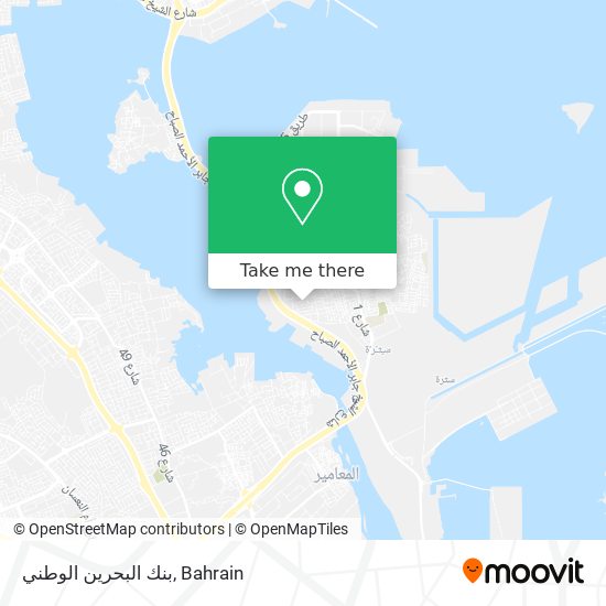 بنك البحرين الوطني map