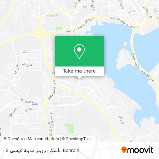 باسكن روبنز مدينة عيسى 2 map