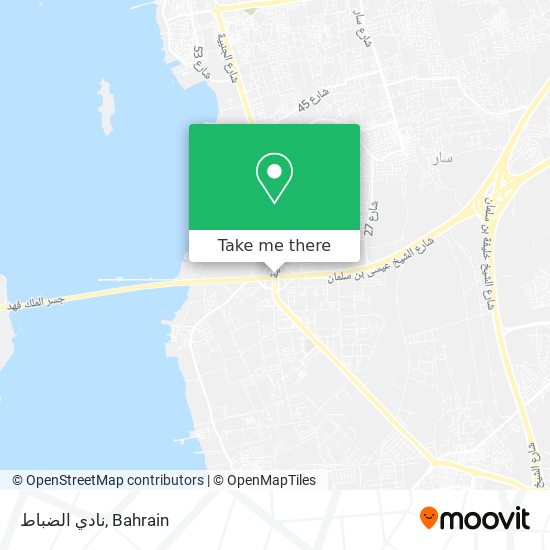 نادي الضباط map