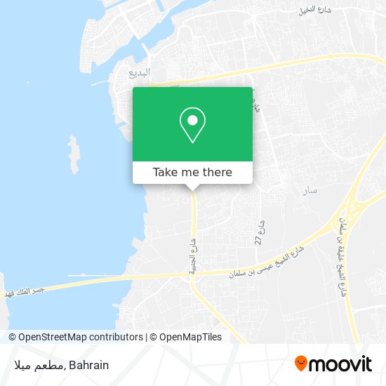 مطعم ميلا map