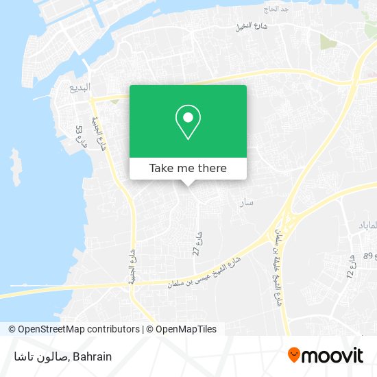 صالون تاشا map