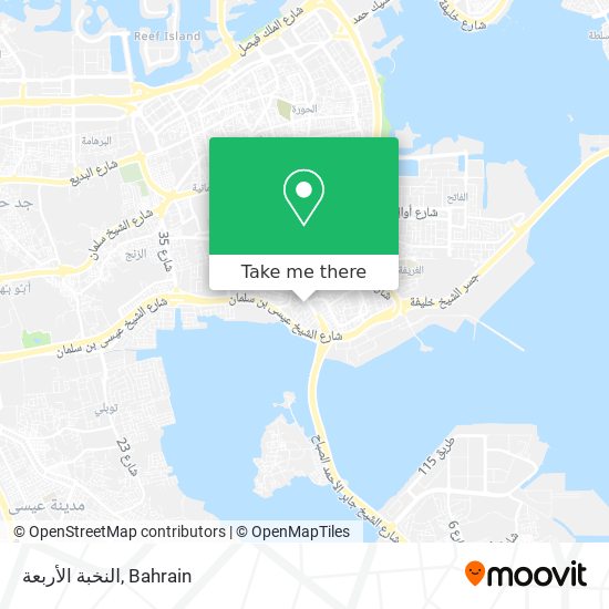 النخبة الأربعة map