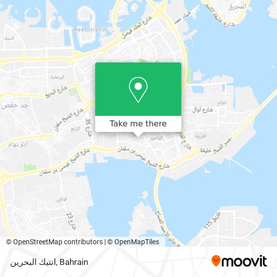 انتيك البحرين map