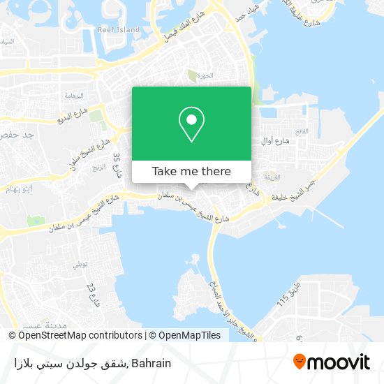 شقق جولدن سيتي بلازا map