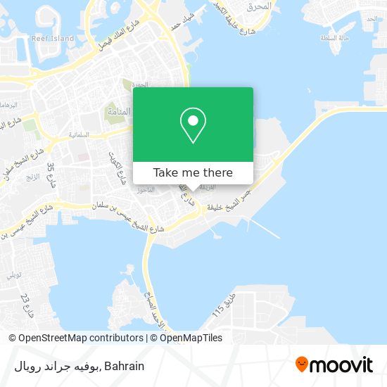 بوفيه جراند رويال map