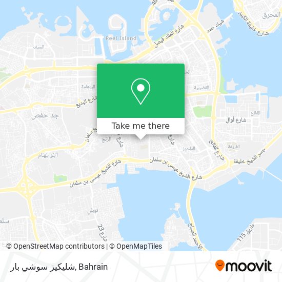 شليكيز سوشي بار map