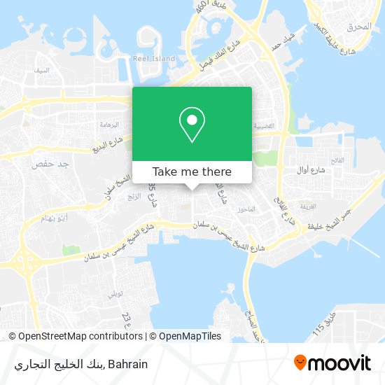 بنك الخليج التجاري map