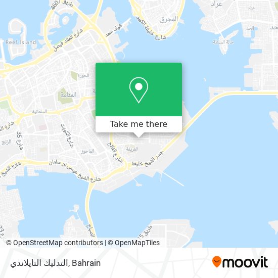 التدليك التايلاندي map