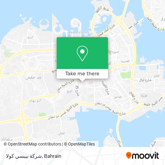 شركة بيبسي كولا map