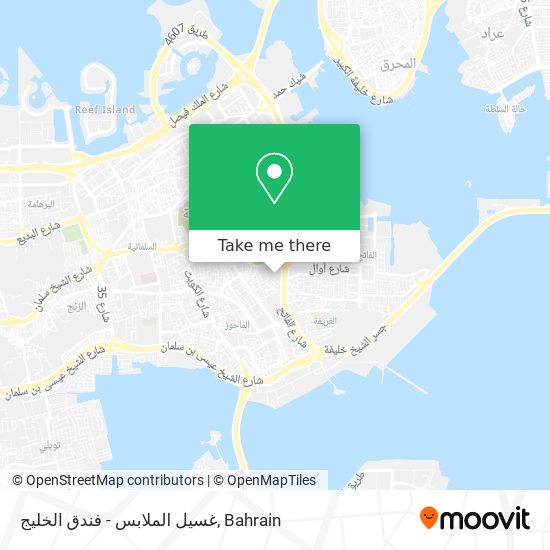 غسيل الملابس - فندق الخليج map