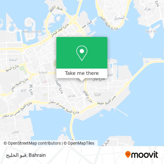 قبو الخليج map