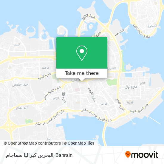 البحرين كيراليا سماجام map