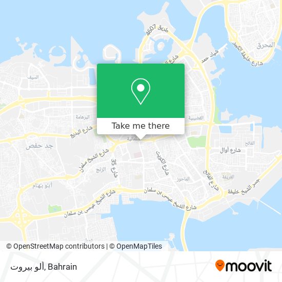ألو بيروت map