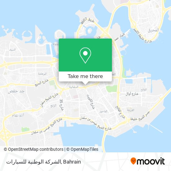 الشركة الوطنية للسيارات map