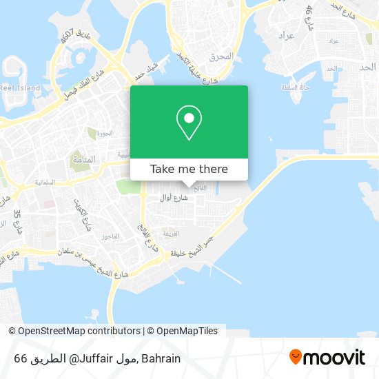 الطريق 66 @Juffair مول map