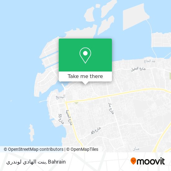 بنت الهادي لوندري map