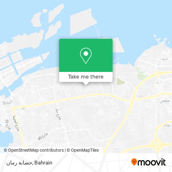 حضانة رمان map