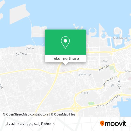 استوديو أحمد الشجار map