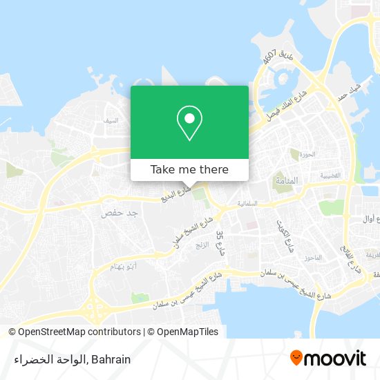 الواحة الخضراء map