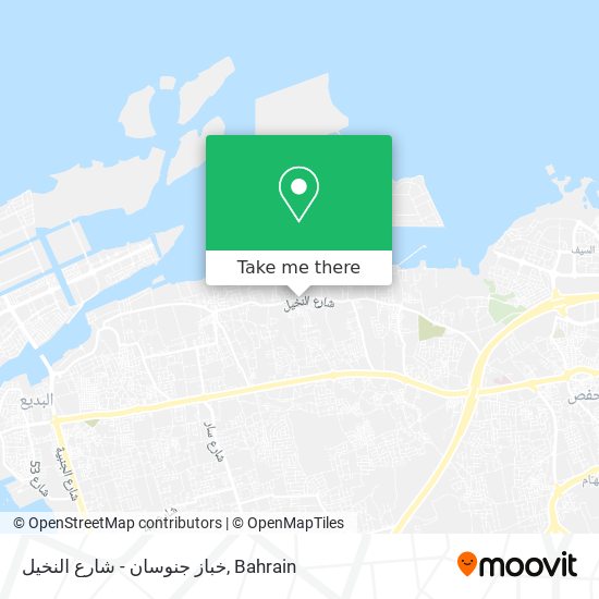 خباز جنوسان - شارع النخيل map