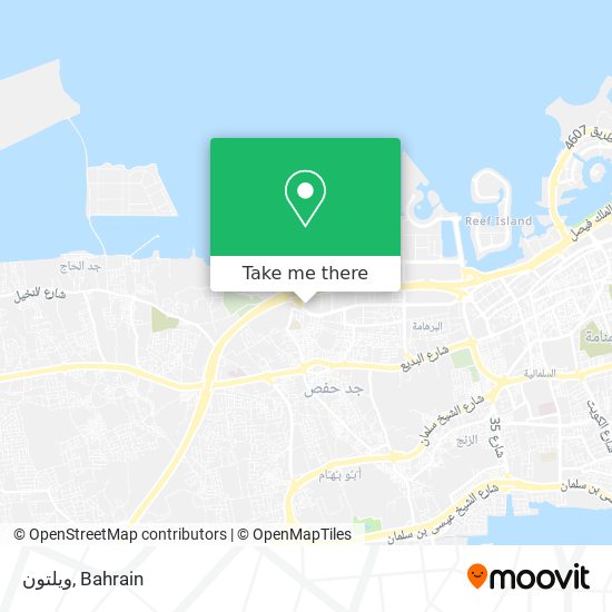 ويلتون map