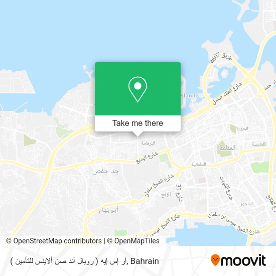 آر إس إيه ( رويال آند صن ألاينس للتأمين ) map