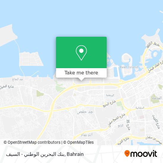 بنك البحرين الوطني - السيف map