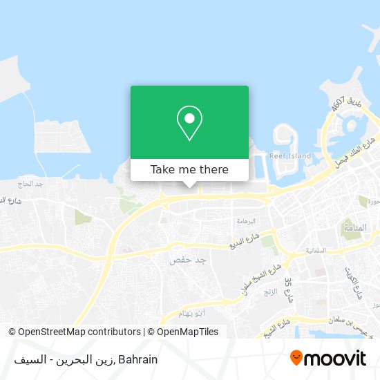 زين البحرين - السيف map