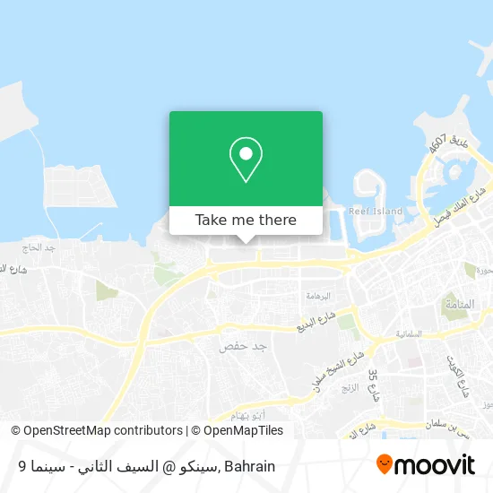 سينكو @ السيف الثاني - سينما 9 map