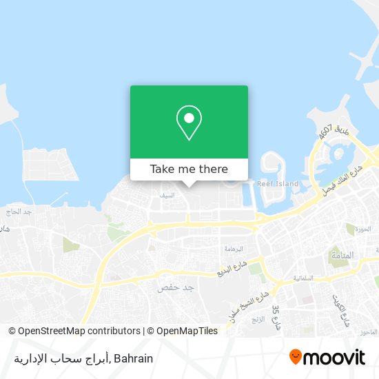 أبراج سحاب الإدارية map