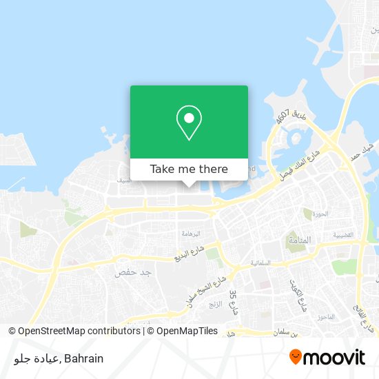 عيادة جلو map