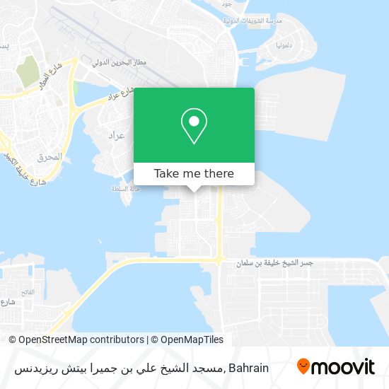 مسجد الشيخ علي بن جميرا بيتش ريزيدنس map