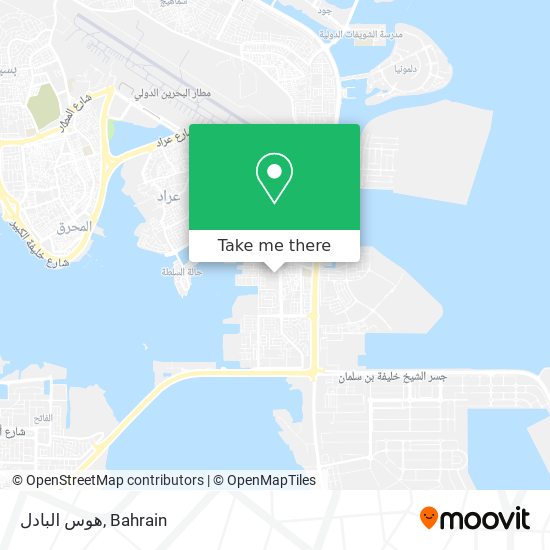 هوس البادل map