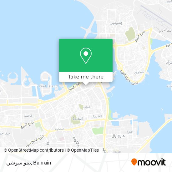 بيتو سوشي map