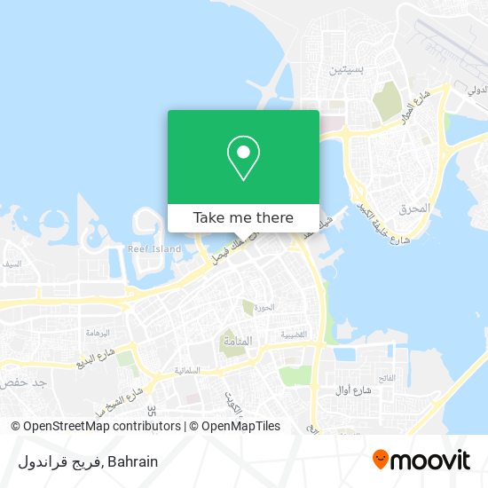 فريج قراندول map