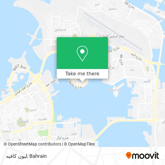ليون كافيه map
